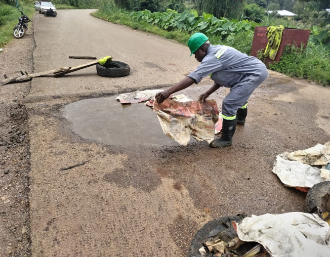 Fundong–Alim Road Maintenance by Council